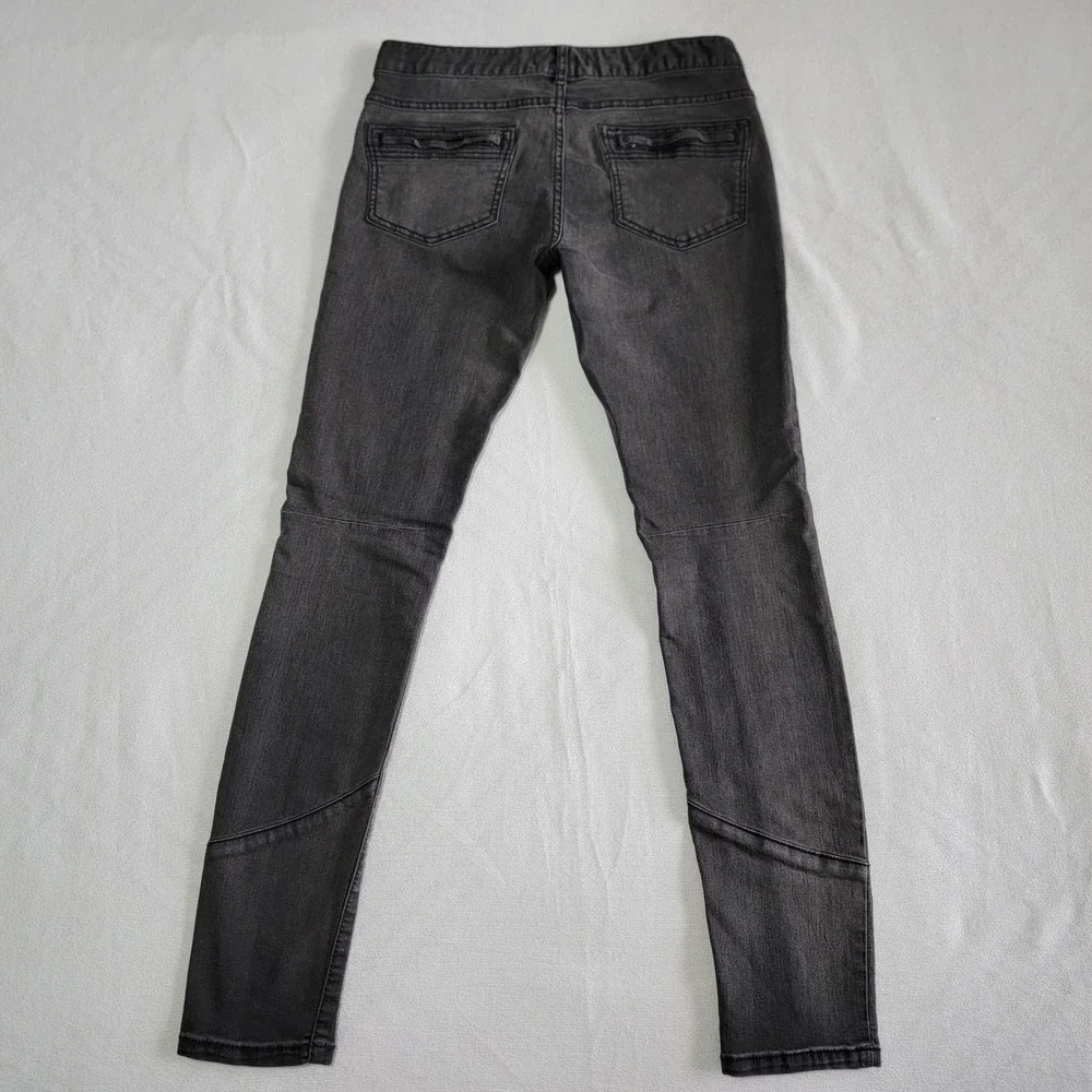 Free People Utility Moto Pants Black Women's W28 Edgy Gorpcore Streetwear Urban